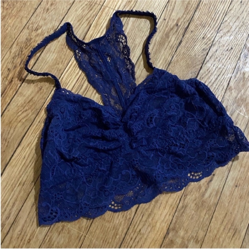 Victoria Secret Pink Navy Blue Bralette